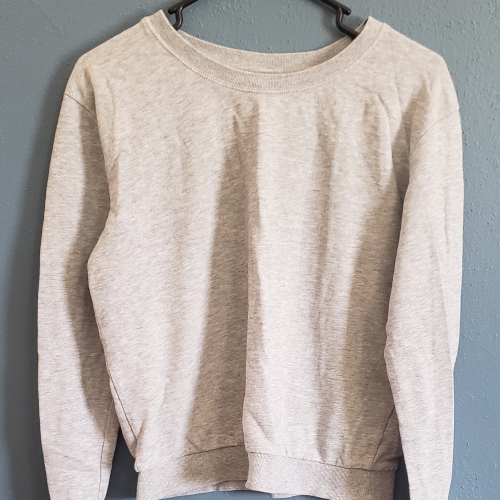 DIVIDED H&M BASIC grey pullover sweater size s